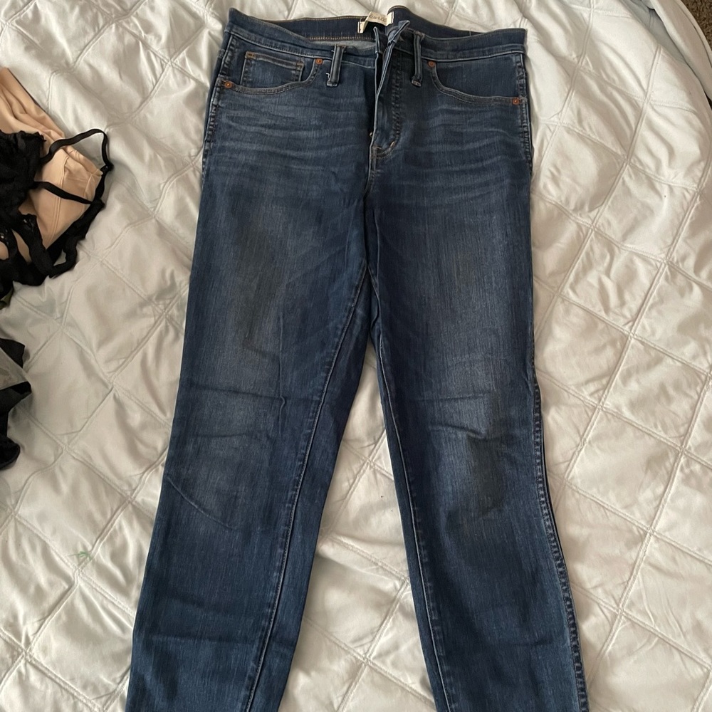 Madewell 10” High Rise Skinny Tencel Danny Wash 30Tall